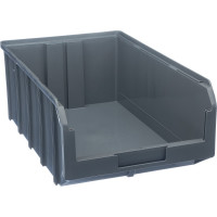 Пластиковый ящик Стелла-техник 502х305х184мм, 20 литров, V-4-серый