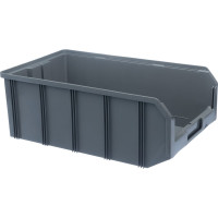 Пластиковый ящик Стелла-техник 502х305х184мм, 20 литров, V-4-серый