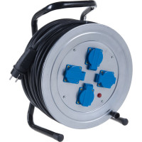 Силовой удлинитель на металлической катушке 4 гн. 50м Союз 481S-3905