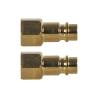 Фитинг-переходник UQ-3 (папа EURO - мама 1/4"; 2 шт.) Quattro Elementi 771-121