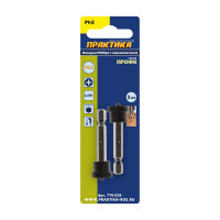 Бита PH-2 Профи с ограничителем (2 шт; 50 мм) ПРАКТИКА 776-539