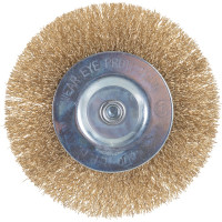 Кордщетка радиальная мягкая (100 мм) для дрели ПРАКТИКА 773-408