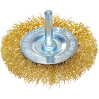 Кордщетка радиальная мягкая (75 мм) для дрели ПРАКТИКА 032-553