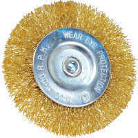 Кордщетка радиальная мягкая (75 мм) для дрели ПРАКТИКА 032-553