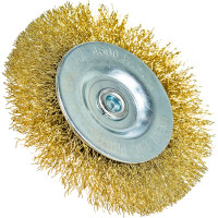 Кордщетка радиальная мягкая (75 мм) для дрели ПРАКТИКА 032-553