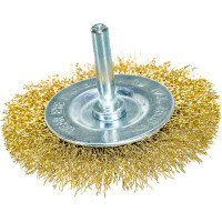 Кордщетка радиальная мягкая (75 мм) для дрели ПРАКТИКА 032-553