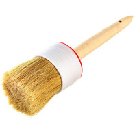 Круглая кисть SANTOOL №18 60 мм с деревянной ручкой 010115-018