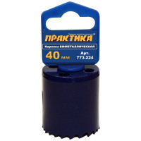 Коронка биметаллическая (40 мм) ПРАКТИКА 773-224