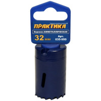 Коронка биметаллическая (32 мм) ПРАКТИКА 035-950