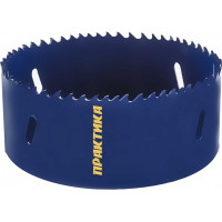 Коронка биметаллическая (102 мм) ПРАКТИКА 036-070