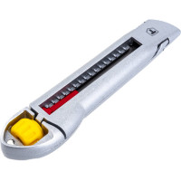 Нож с отламывающимся лезвием TOPEX в металлическом корпусе, 18 мм 17B103