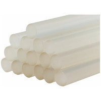 Клей белый, прозрачный (16 шт; 11х200 мм) для клеевого пистолета ПРАКТИКА 641-602