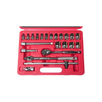 Набор торцевых 6-гранных головок 3/8", 6-22 мм, 22 предмета JTC H322B