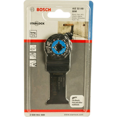 Погружное пильное полотно BIM METAL для GOP 10.8 Bosch 2608661688