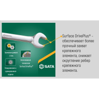 Набор комбинированных ключей 23шт SATA 09027