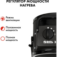 Электрическая тепловая пушка QUATTRO ELEMENTI QE-3000 C 649-233