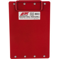 Лоток с реечными держателями головок JTC 1/4" х 10 шт, 3/8" х 20 шт, 1/2" х 10 шт, 250x150 мм, 3412 743283