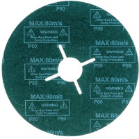 Круг фибровый гибкий (125 мм; P80) 5 шт. ПРАКТИКА 645-419