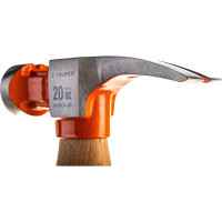 Молоток-гвоздодер Truper с рифленым бойком, деревянная ручка, американский орех, увеличенная площадь бойка, вес бойка-0,5 кг, длина ручки-41 см 19990