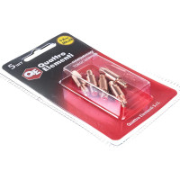 Наконечник токосъемный (5 шт; 0.8 мм; M6x28 мм) QUATTRO ELEMENTI 771-237