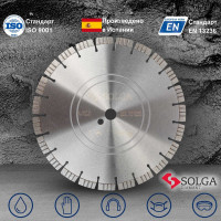 Диск алмазный сегментный (350х25,4/20 мм) PROFESSIONAL15 Solga Diamant 23117350