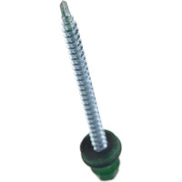 Кровельный саморез Kenner 4,8х70 RAL6002 зелёный 100шт ск706002ф