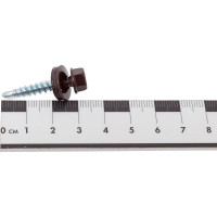 Кровельный саморез Kenner 4,8х29 RAL8017 тёмно-коричневый 300шт ск298017ф