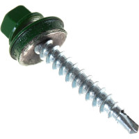 Кровельный саморез Kenner 4,8х35 RAL6002 зелёный 250шт ск356002ф