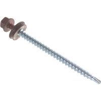 Кровельный саморез Kenner 4,8х70 RAL3009 оксидно-красный 100шт ск703009ф