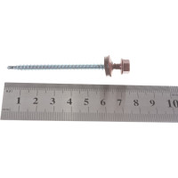 Кровельный саморез Kenner 4,8х70 RAL3009 оксидно-красный 100шт ск703009ф