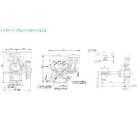 Двигатель LIFAN 177F D25 00-00000113