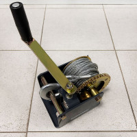 Барабанная лебёдка Сорокин 1 т, 12 м, с червячным приводом 4.10