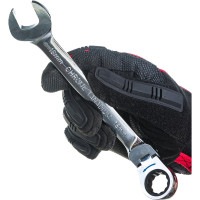 Комбинированный трещоточный шарнирный ключ 18мм JTC-3458