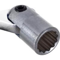 Торцевой прямой шарнирный ключ 10х12мм, 204мм JTC-3935