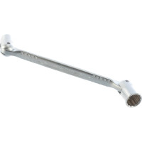 Торцевой прямой шарнирный ключ 17х19мм, 260мм JTC-3940