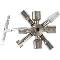 Ключ для электрошкафов с битой и переходником Knipex KN-001101