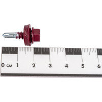 Кровельный саморез Daxmer 5,5x19 RAL 3005, сверло №3, 250 шт. 00000304271