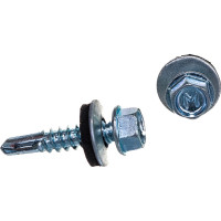 Кровельный саморез Daxmer 5,5x25 цинк сверло №3, 250 шт 00000304316