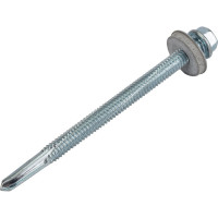 Кровельный саморез Daxmer 5, 5х76 цинк сверло №5, 100 шт 00000314831