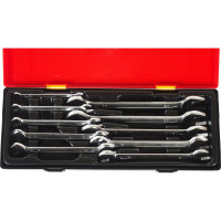 Набор рожковых двухсторонних ключей в кейсе 10 предметов JTC-K6103