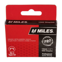 Скобы Miles тип 53 N3-12mm