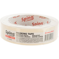 Малярная лента SPINO белая 60oC 30мм x 50м 62430