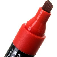 Перманентный маркер, красный, клиновидный наконечник  1-5 мм Edding E-330-2