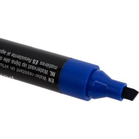 Маркер перманентный EDDING 330-3, клиновидный наконечник 1,5-3 мм, синий E-330#3