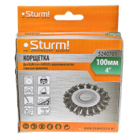 Корщетка-насадка для УШМ (100х22 мм) Sturm 5240701