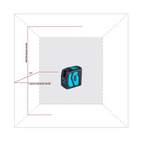 Лазерный уровень INSTRUMAX ELEMENT 2D IM0110
