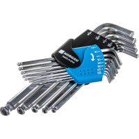 Набор шестигранных ключей NORGAU дюймовые, удлиненные, 13шт N42LA-013 061005013