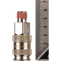 Пневматическое быстроразъемное соединение с наружной резьбой 1/4" G Hans 8513-2Q