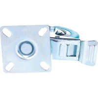 Колесо аппаратное поворотное с тормозом Longway SCgb 42 Поворотная колесная опора с торм. сер. рез. (36)