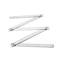 Метр складной, длина 1 м, алюминий 1 кл. точности КАЛИБРОН 116533